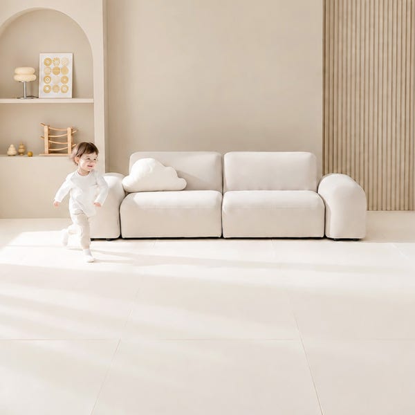 리코코 자이언트 TPU 클립 층간소음매트 셀프시공 120x120cm 거실 유아매트
