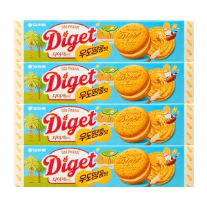 오리온 다이제샌드 우도땅콩맛 98g / 4개