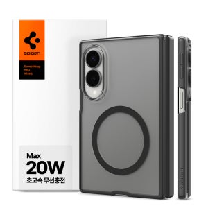 20W 충전 갤럭시 맥세이프 케이스 초슬림 에어스킨제로 맥핏 갤럭시Z 폴드8, TPU+PC, 클리어블랙