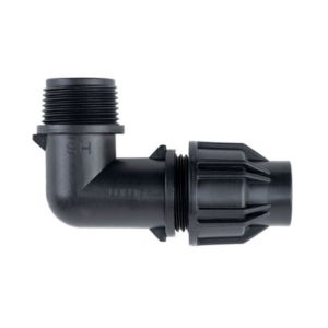 조임식 숫나사 엘보 나사부분 20mm(A) 배관 관수자재