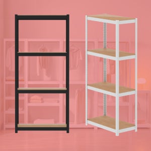 초등학교 보관실 4단 진열대 800 600 1650 mm 가로 x 깊이 폭 80 60 cm 높이 조절 랙 셀프 설치 스피드랙