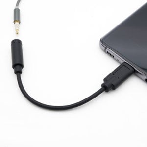 이어폰 오디오연결 변환젠더 USB3.1 Type C to 3.5mm 4극 스테레오 커넥터