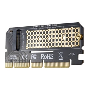 M.2 NVME SSD M키 PCI-E 16x 장착 변환어댑터 하드디스크 확장카드