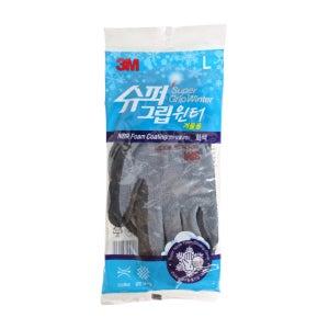 3M 슈퍼 그립 윈터 작업용 코팅장갑 L사이즈 10켤레 겨울용