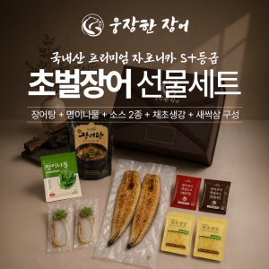 웅장한장어 국내산 자포니카 손질 초벌 민물 장어 선물세트 2kg, 1개