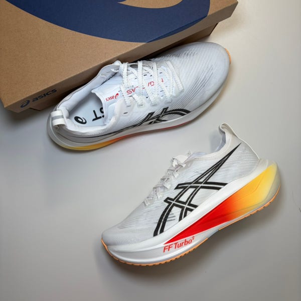 [국내매장판] 아식스 ASICS 메가블라스트 화이트 오렌지 1013A170-101