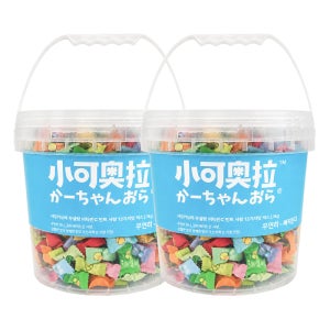 샤오커오라 사탕 무설탕 비타민C 민트향 개별포장 입가심 과일캔디 1kg, 2개