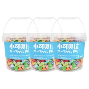 샤오커오라 사탕 무설탕 비타민C 민트향 개별포장 입가심 과일캔디 1kg, 3개