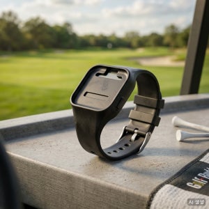 골프버디 VOICE 2 음성형 GPS 거리측정기 시계형 손목 스트랩 밴드 호환 20mm 269mm 블랙