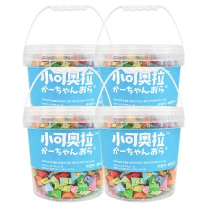 샤오커오라 사탕 무설탕 비타민C 민트향 개별포장 입가심 과일캔디 1kg, 4개