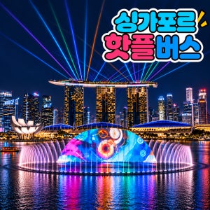 나이트워킹투어 싱가포르여행 야경 스펙트라쇼 리버크루즈 슈퍼트리쇼 라우파삿 한국가이드