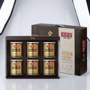 대천김 곱창김 캔김 30g x 6캔, 김선물세트