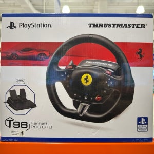 코스트코 트러스트마스터 T98 페라리 296 GTB 레이싱 휠 페달 세트 PS5 PS4 PC