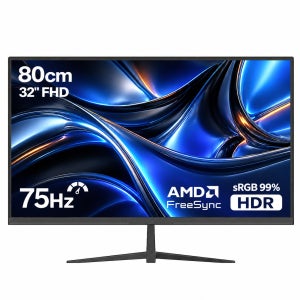 정민테크 32인치 FHD 모니터 75Hz광시야각 스피커 HDMI 벽걸이 사무용 컴퓨터모니터