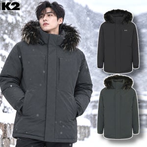 K2 패딩 역시즌 겨울 FUR 헤비 다운 남성