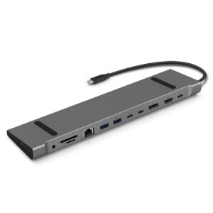 ipTIME USB C타입 12in1 도킹스테이션 USB 10Gbps HDMI DP UC312Nstation