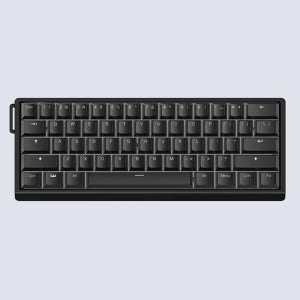 Wooting 우팅 60HE v2 게이밍 키보드 ANSI 완제품 레귤러, 블랙 (ABS 플라스틱), Lekker Tikken Medium