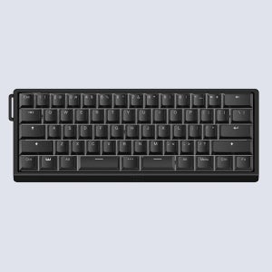 Wooting 우팅 60HE v2 게이밍 키보드 ANSI 완제품 스플릿 블랙 (ABS 플라스틱), Lekker Tikken Medium