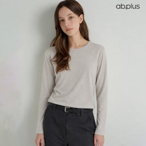 [ab.plus] 데일리 소프트 베이직 긴팔 티셔츠 (LSA3MK41A)
