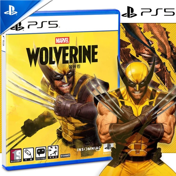 PS5 마블 울버린 한글판 패키지