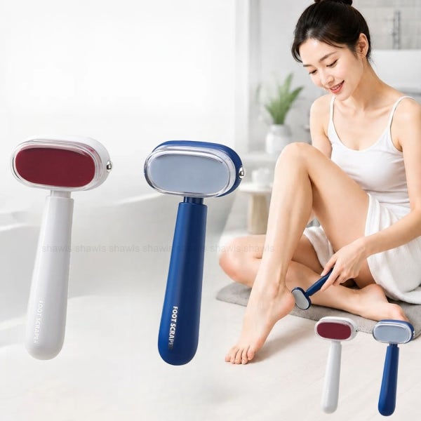 양면 홈케어 발 각질 제거기 나노글라스양면 풋케어 리무버 3초 만에 묵은각질 집중 제거