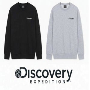 이월 디스커버리 덴버 맨투맨 블랙&그레이
