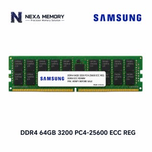 삼성전자 서버용 메모리 DDR4 64GB 3200 PC4 25600 ECC REG