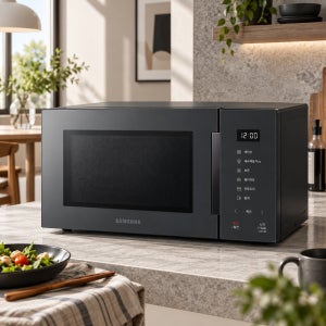 비스포크 전자레인지 쾌속해동 터치식 23L 챠콜 MS23T5018AC