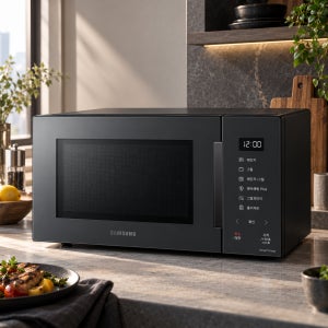 비스포크 전자레인티 그릴 터치식 23L 글램챠콜 MG23A5378CC