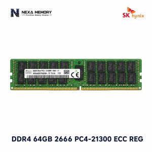 SK하이닉스 서버용 메모리 DDR4 64GB 2666 PC4 21300 ECC REG