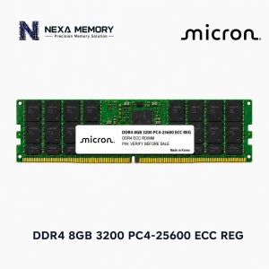 마이크론 서버용 메모리 DDR4 8GB 3200 PC4 25600 ECC REG