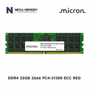 마이크론 서버용 메모리 DDR4 32GB 2666 PC4 21300 ECC REG