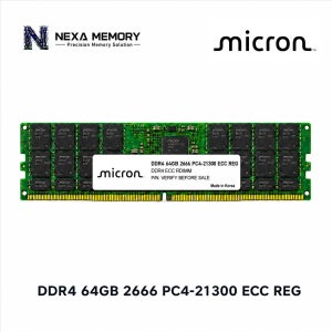 마이크론 서버용 메모리 DDR4 64GB 2666 PC4 21300 ECC REG