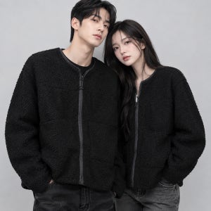 나이키 테크팩 셰르파 플리스 하이파일 플리스 뽀글이 집업 자켓 블랙