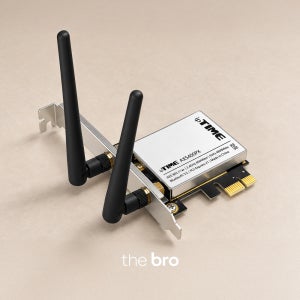 ipTIME 아이피타임 AX5400PX WiFi6 PCIe 무선랜카드 블루투스 외장안테나