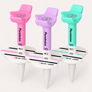 파라볼리아 밸런스 골프티 그룹상품 55mm, 민트/퍼플/핑크/분실방지숏티3개
