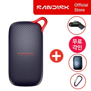 샌디스크 외장SSD 1TB 1테라 포터블 SDSSDE31 대용량 휴대용 C타입 SSD+3종패키지