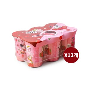 팡스틱 / 초코과자 어린이간식 딸기, 25g, 72개