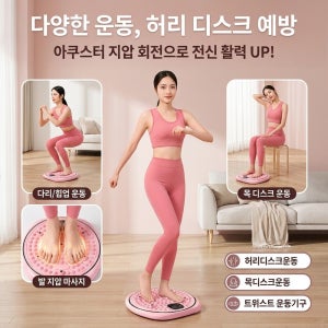 지압 스터  허리 운동 기구 실내 유산소  복부 돌리기 세트