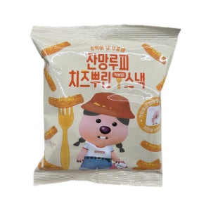 잔망루피 치즈뿌린 떡볶이스낵 80g 1개