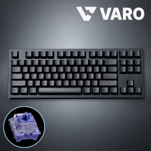 VARO GAT80 8K 래피드트리거 키보드 블랙, 베리페리 자석축