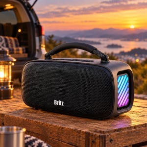 브리츠 BZ-Ray100 고출력50W IP66 방수 방진 RGB 휴대용 블루투스 스피커