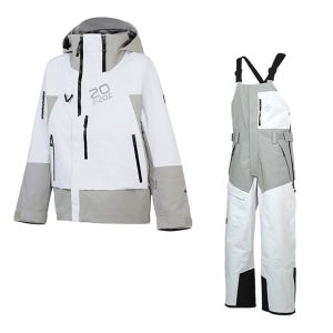 2627 온요네 스키복 EDGE SHELL SET WHITE (BIB 팬츠)