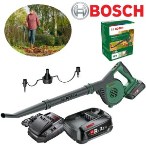 BOSCH 충전송풍기 Leaf Blower (18V 2.5Ah) 송풍청소기 낙엽청소 눈청소