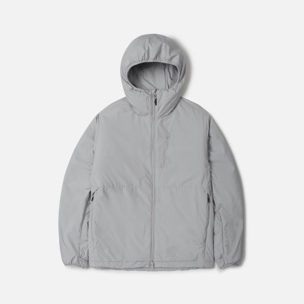 [KNOCKIT EXCLUSIVE] PERTEX 프리마로프트 후디드 자켓 LIGHT GRAY