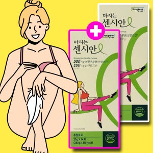 동국제약 센시안 병풀추출복합물 효능 효과 14포 2개 약1개월분 +약통
