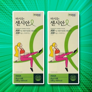 동국제약 센시안 병풀추출복합물 L-아르지닌 후기 14포 2개 약28일분 +미니 약통