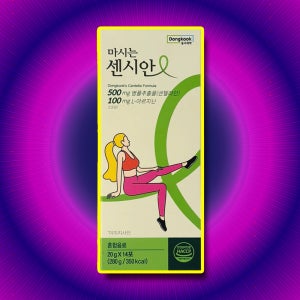 동국제약 센시안 병풀추출복합물 L-아르지닌 14포 1개 약2주분 +알약통