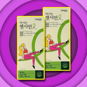 동국제약 센시안 병풀추출복합물 L-아르지닌 14포 2개 약1개월분 +알약통