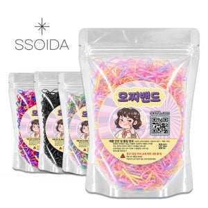 모찌밴드 대용량 고탄력 어린이 머리끈 고무줄 50g